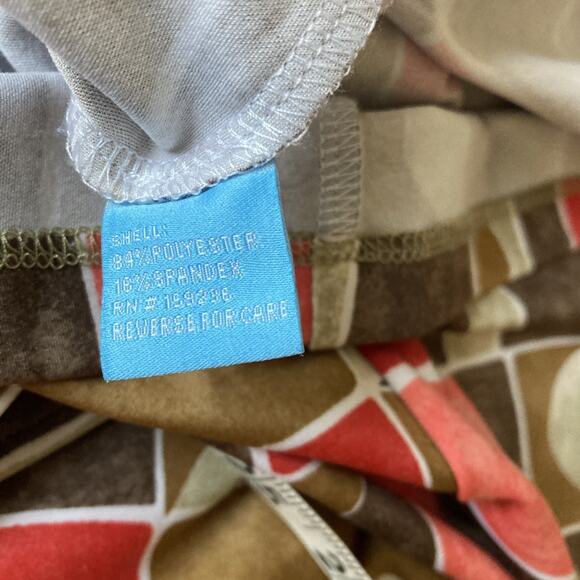 J. McLaughlin Brynn Dress Sz XS Button Down Knee Length Geometric Retro 70s - Picture 8 of 10